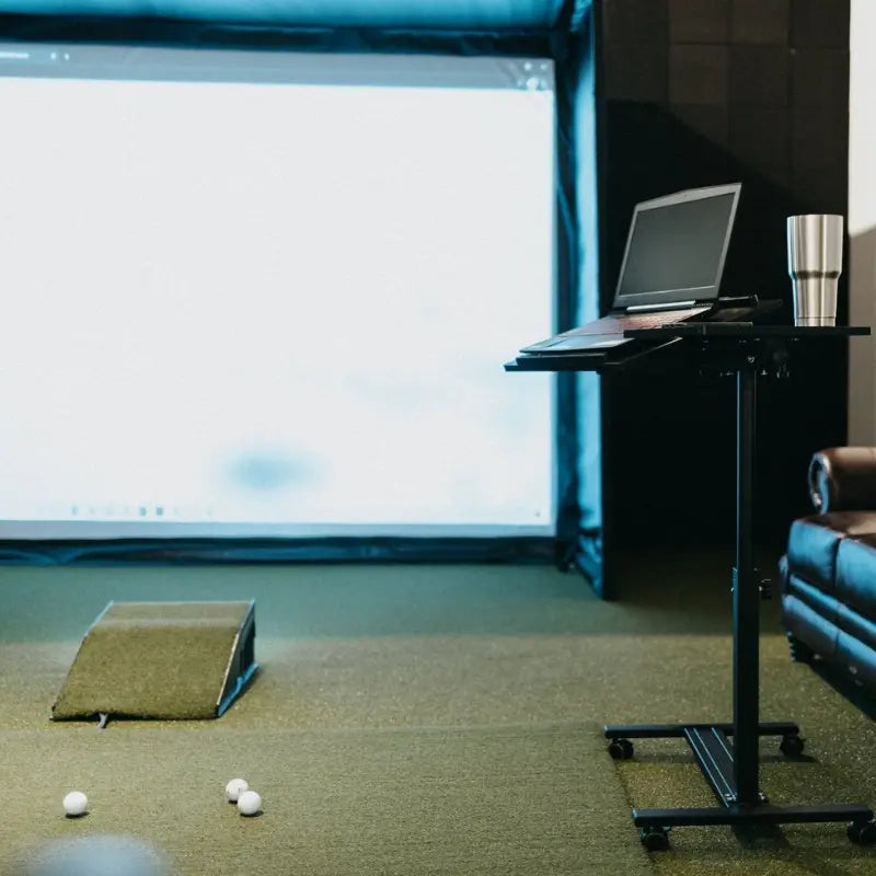 Adjustable Height Mobile Laptop Stand Rain or Shine Golf