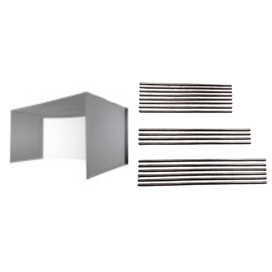 Carl's Place Back Cover Pipe Kit for Curved Golf Simulator Enclosure