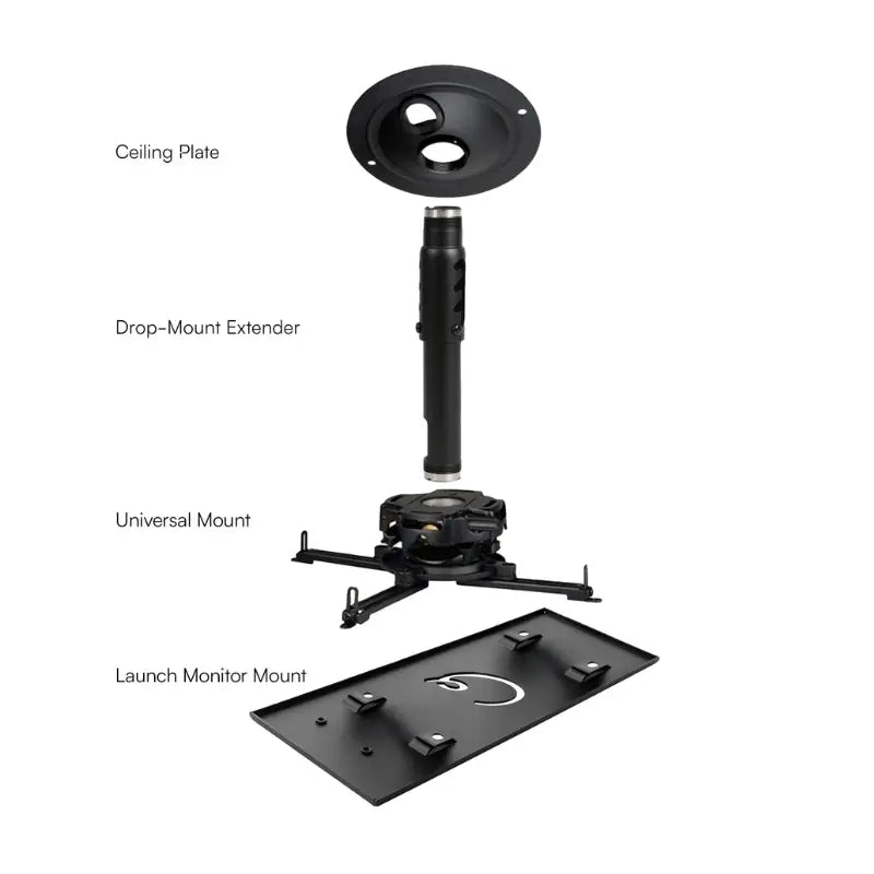 Carl's Place Launch Monitor Ceiling Drop-Mount Kit Carl's Place