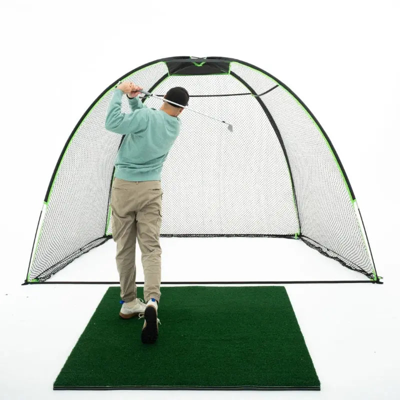 SIG 10' x 7' Rounded Golf Net The Indoor Golf Shop