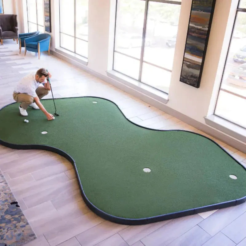 SIGPRO Double Break Putting Green The Indoor Golf Shop