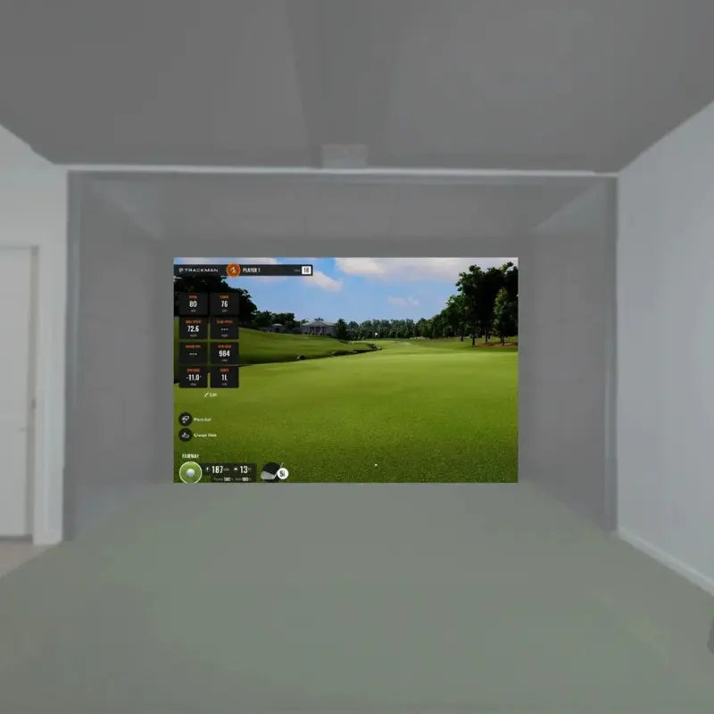 SIGPRO Premier Golf Simulator Impact Screen The Indoor Golf Shop