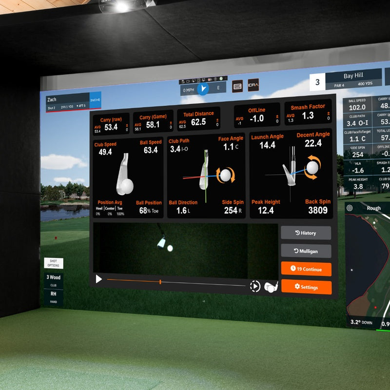 SimBooth Kit with IDRA Launch Monitor