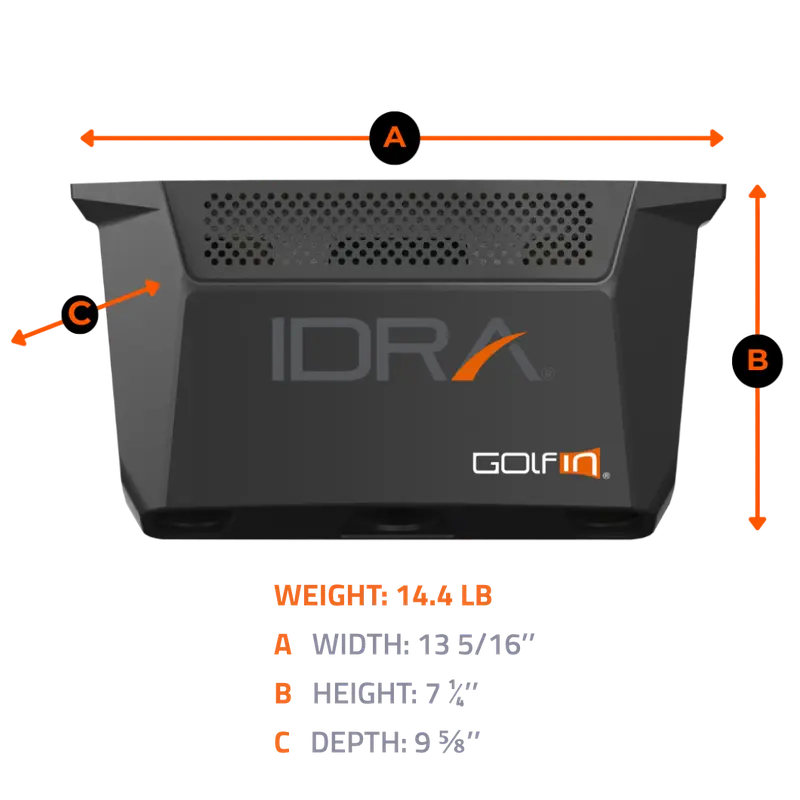 SimBooth Kit with IDRA Launch Monitor SimBooth