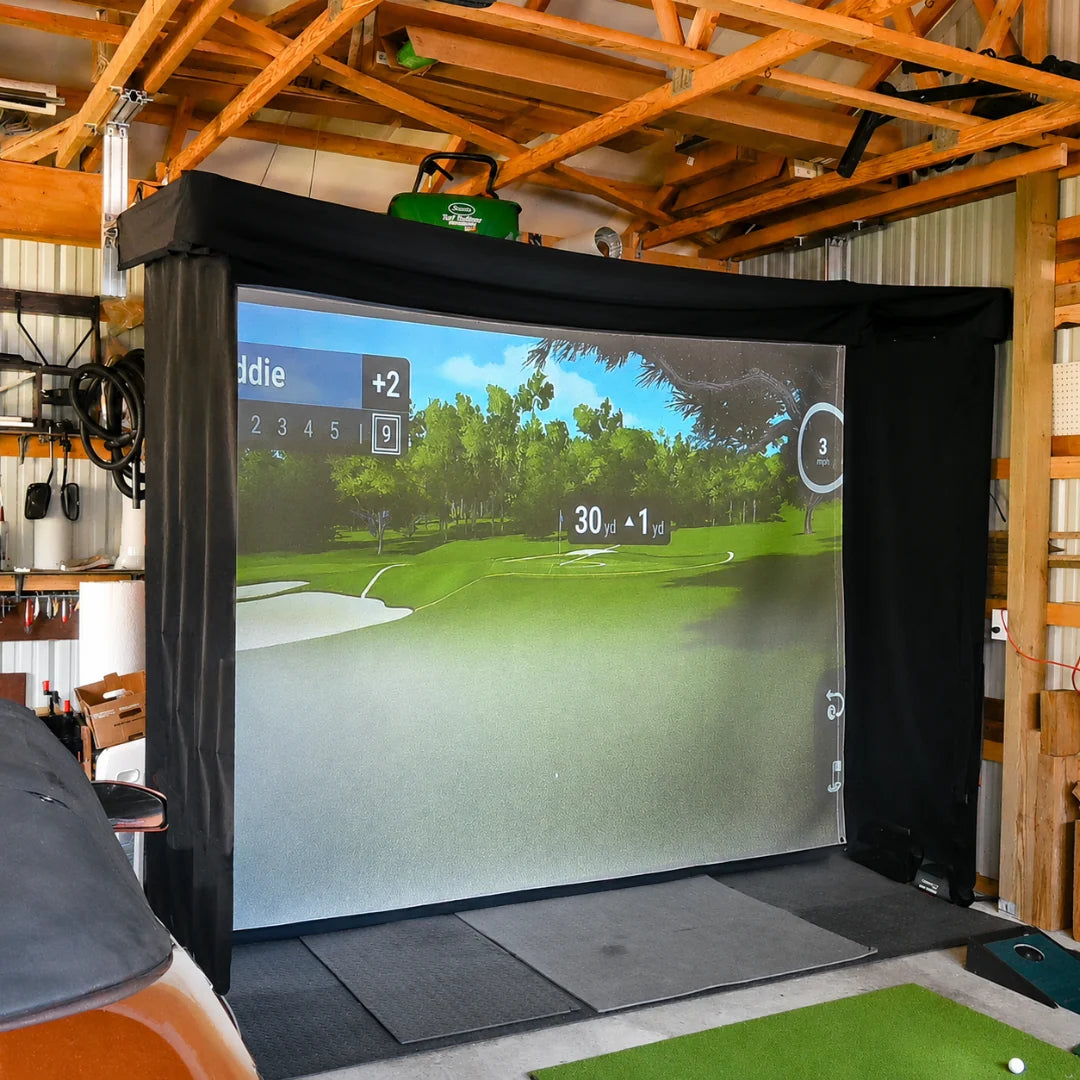 The SportScreen Vanish LITE Hybrid-Retractable Golf Enclosure The SportScreen