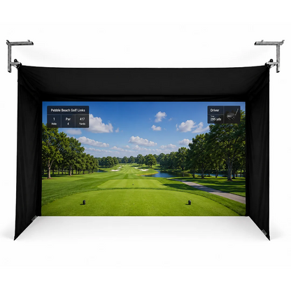 The SportScreen Vanish Series Retractable Golf Enclosure The SportScreen