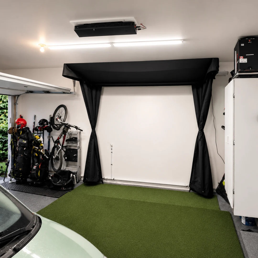 The SportScreen Vanish LITE Hybrid-Retractable Golf Enclosure The SportScreen