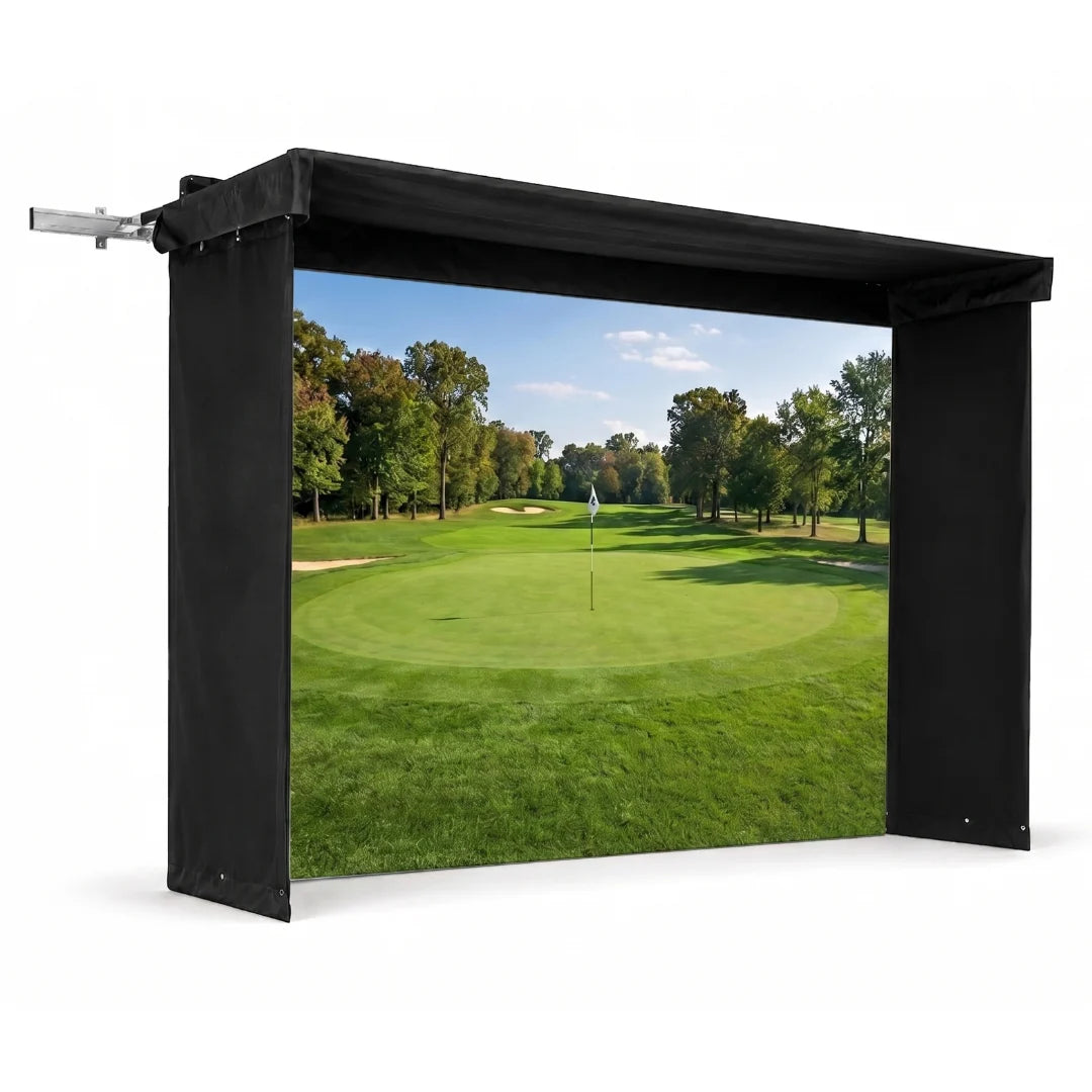 The SportScreen Vanish LITE Hybrid-Retractable Golf Enclosure The SportScreen