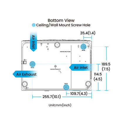 BenQ AW30ST 3200-Lumen Short Throw WXGA LED Golf Simulator Projector