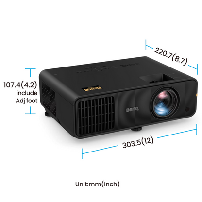 BenQ AW30ST 3200-Lumen Short Throw WXGA LED Golf Simulator Projector