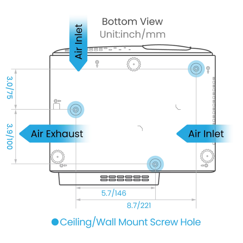 BenQ TK710STi 4K 3200lm Laser Short Throw Casual Gaming Projector