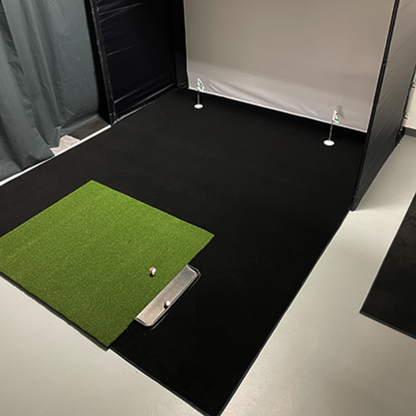 Big Moss Midnight Shadow GST Golf Simulator Putting Turf for Carl's Place DIY Enclosure Big Moss Golf