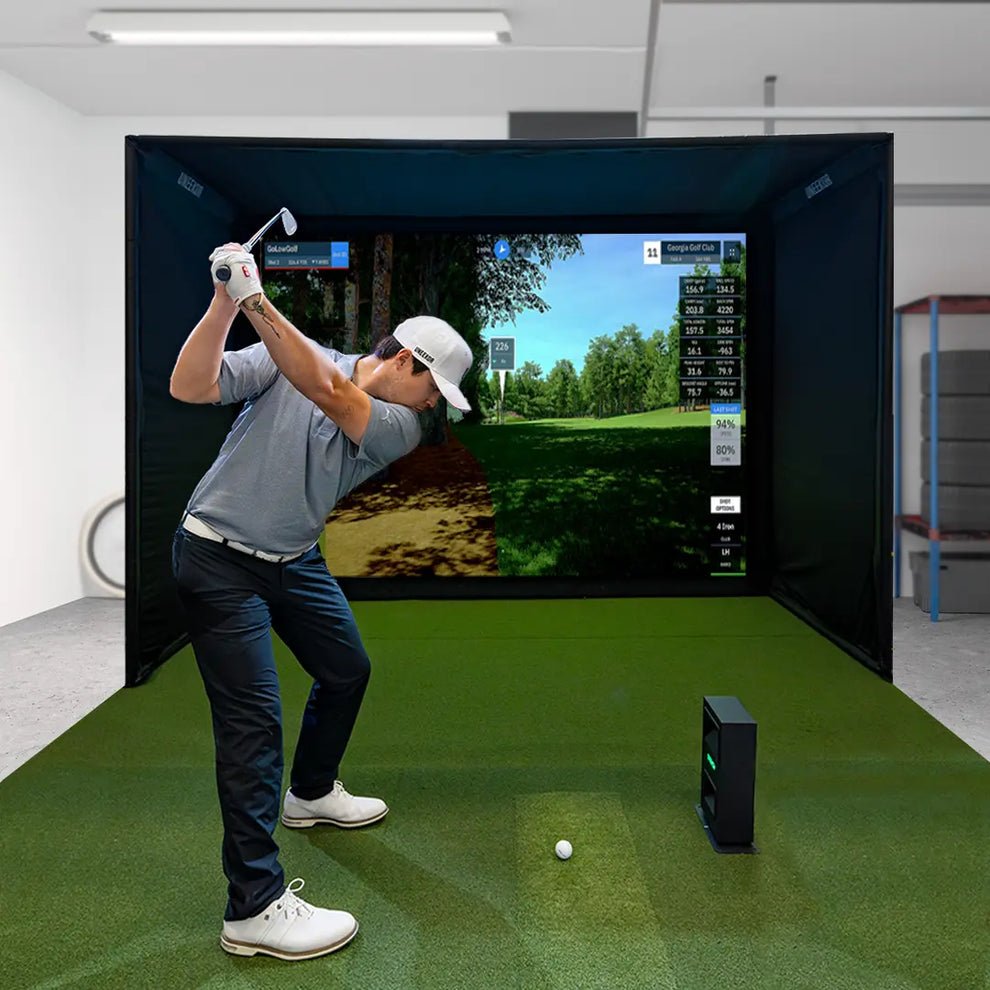Uneekor EYE MINI LITE Simulator Package - Elite Indoor Golf