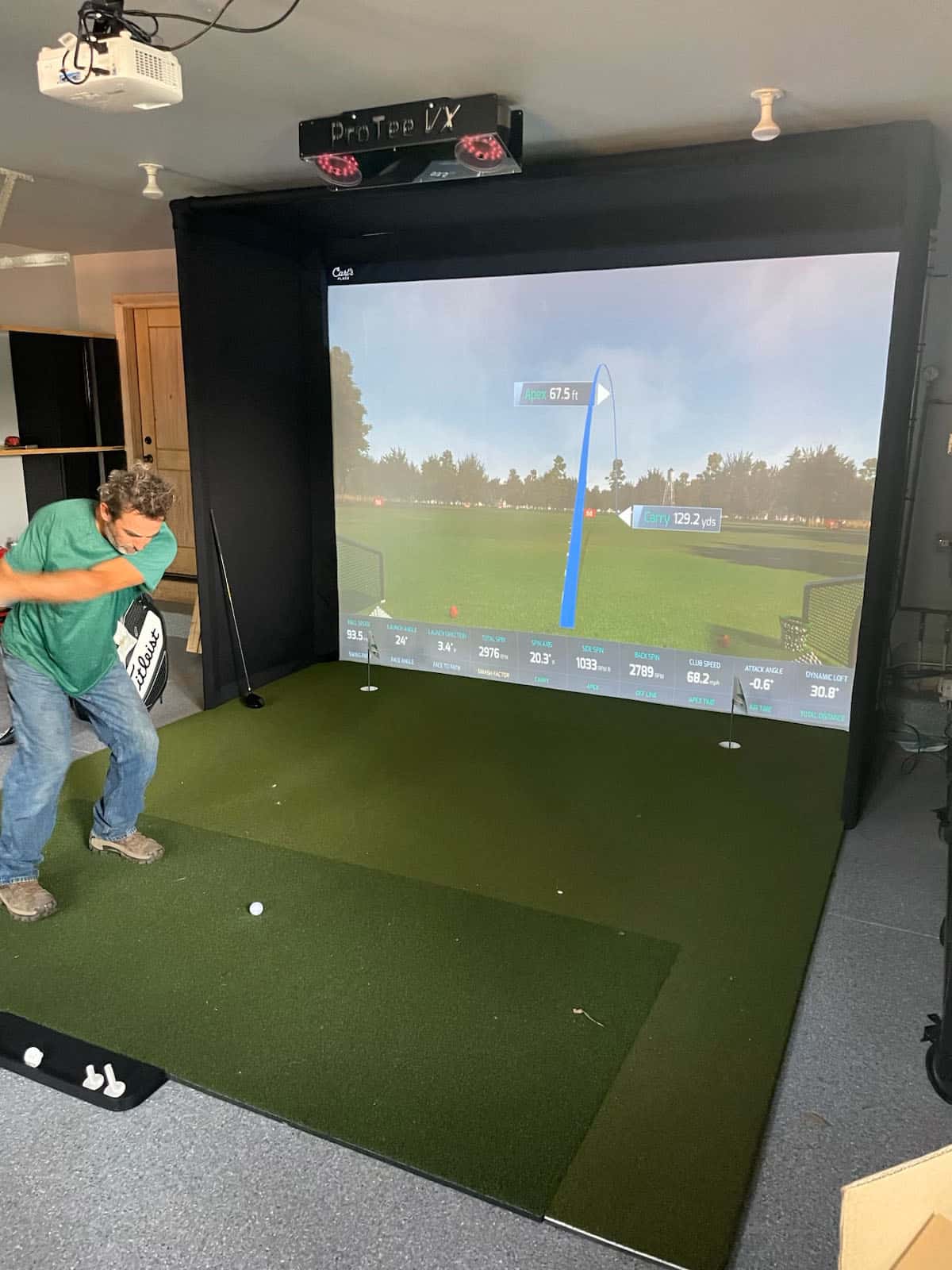Big Moss Complete Carl's DIY Sim Bays with Commander 1 Level Putting Studio - View 8