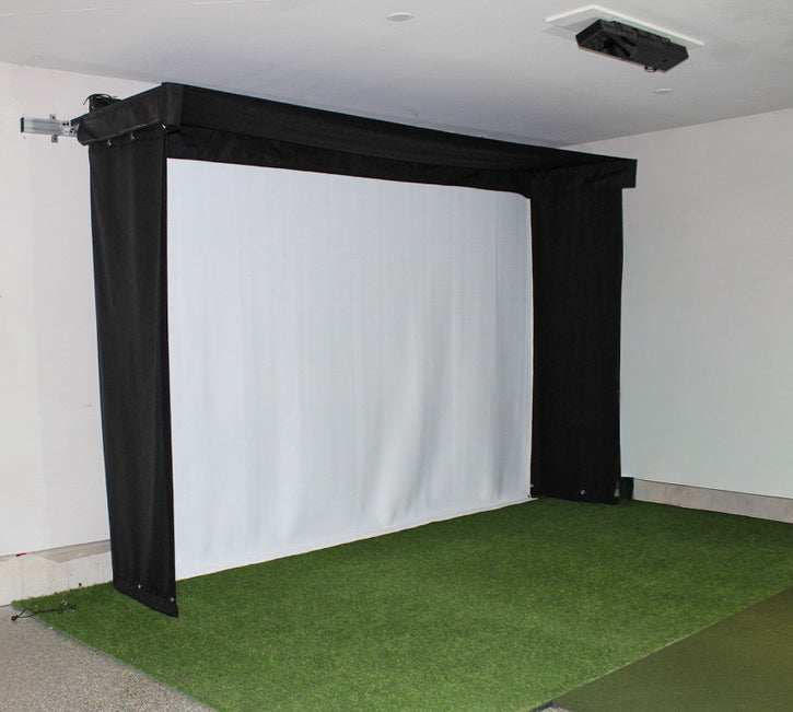 The SportScreen Vanish LITE Hybrid-Retractable Golf Enclosure The SportScreen