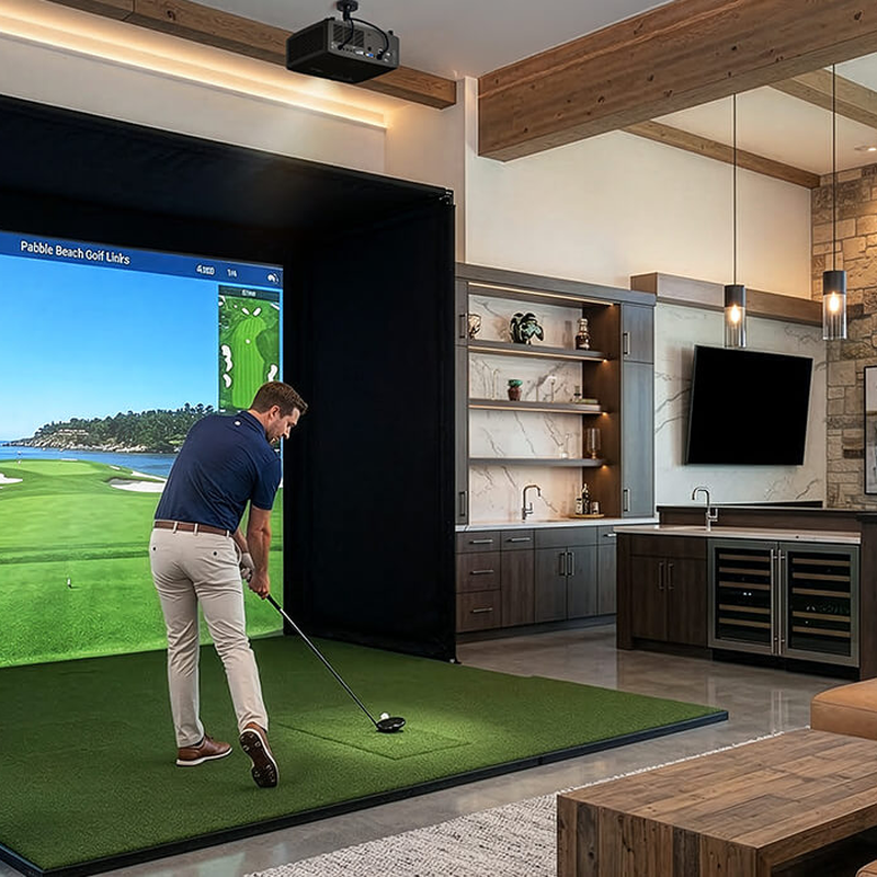 Optoma ZK431ST-B 4100-Lumens 4K UHD Short Throw Golf Simulator Projector Optoma