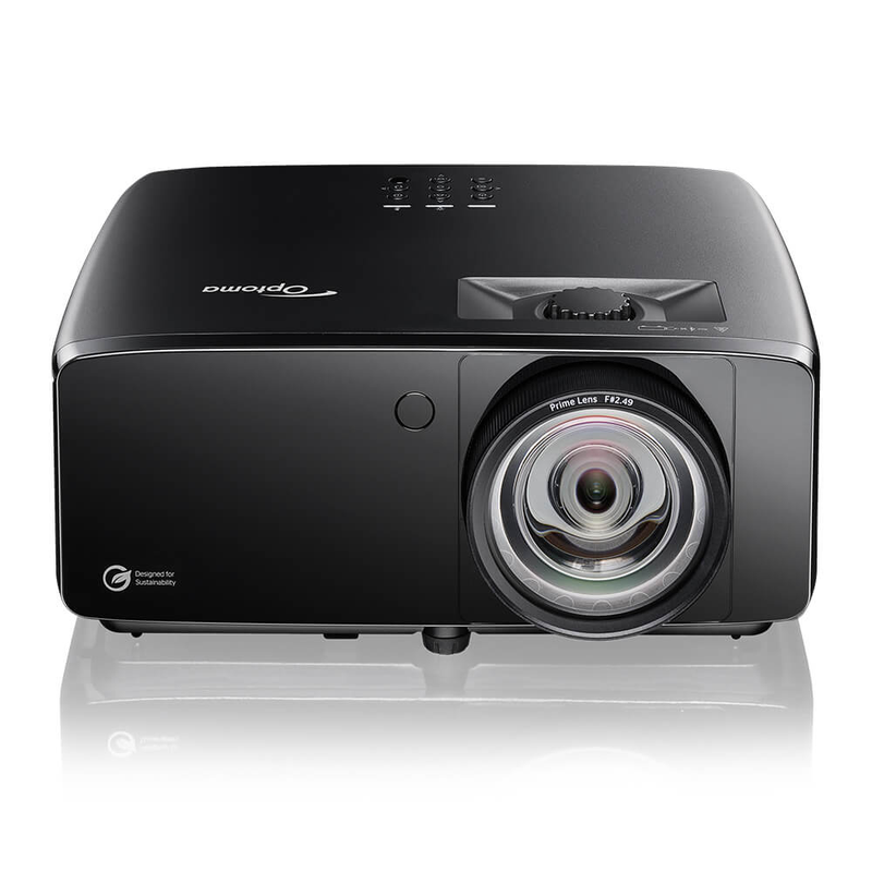 Optoma ZK521ST-B 5000-Lumens 4K UHD Short Throw Golf Simulator Projector Optoma