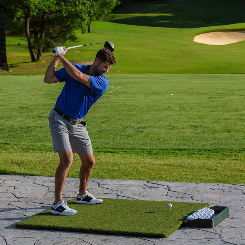 Real Feel Country Club Elite Golf Mat - 5'x5' Real Feel Golf Mats
