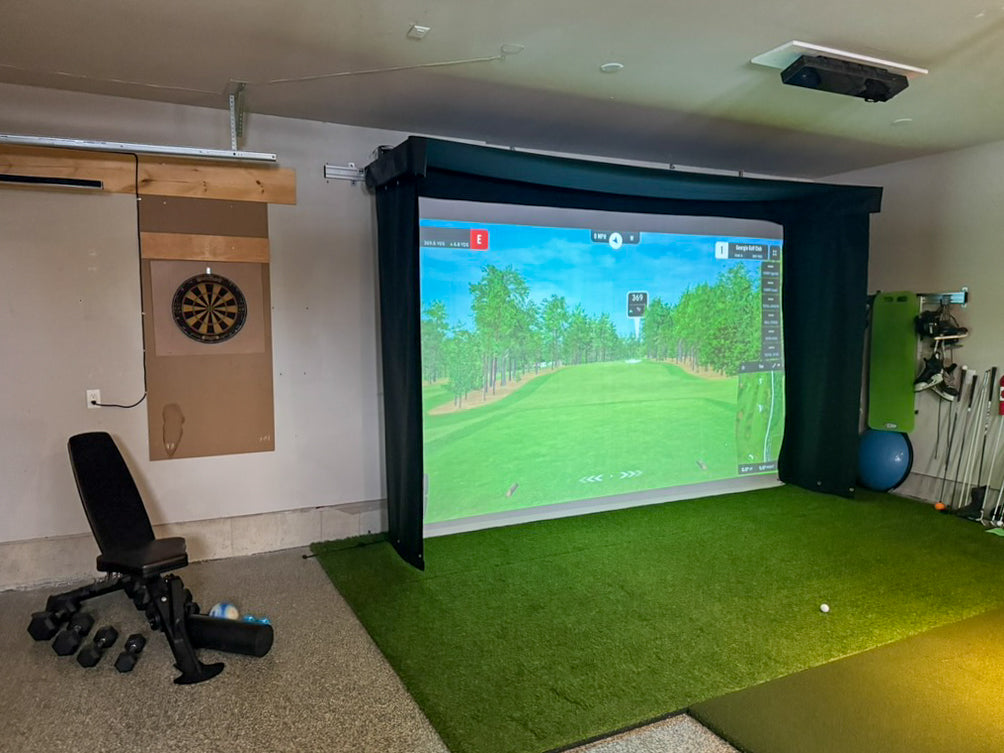 The SportScreen Vanish LITE Hybrid-Retractable Golf Enclosure The SportScreen