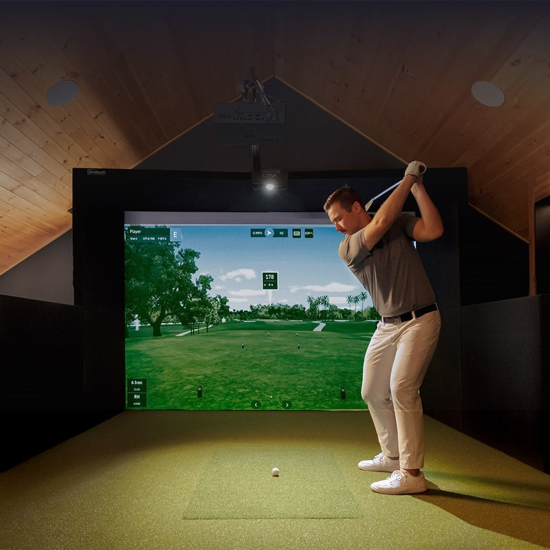 SimBooth Kit with IDRA Launch Monitor