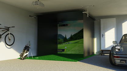The SportScreen Vanish Series Retractable Golf Enclosure The SportScreen