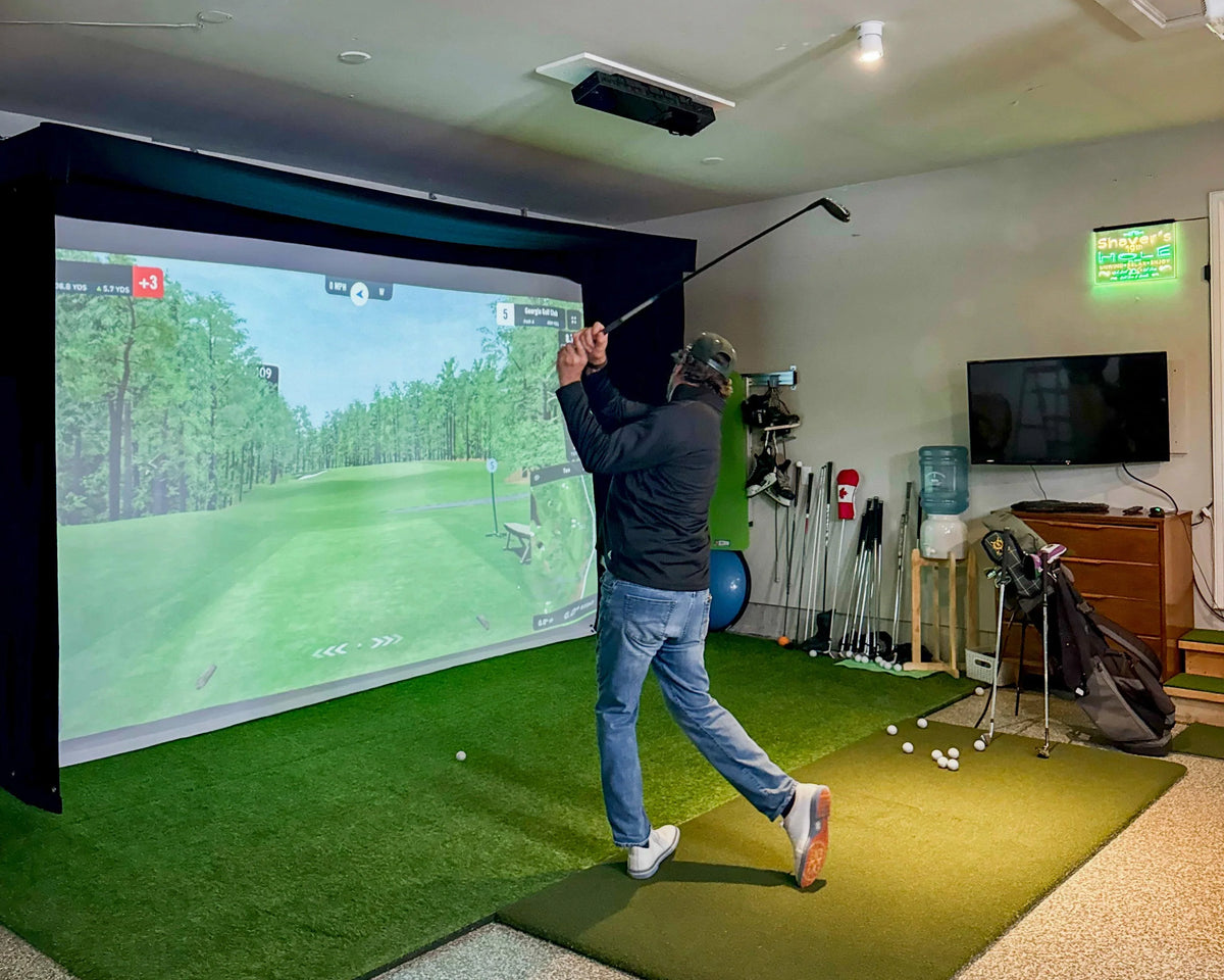 The SportScreen Vanish LITE Hybrid-Retractable Golf Enclosure The SportScreen