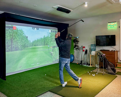 The SportScreen Vanish LITE Hybrid-Retractable Golf Enclosure The SportScreen